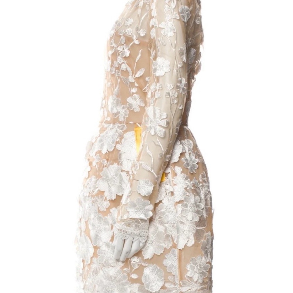 Bronx and Banco Cream Floral Mini Dress - Picture 5 of 5